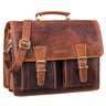 STILORD "Jeffrey" Cartella Pelle Vera Borsa Ventiquattrore Vintage