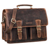 STILORD "Jeffrey" Cartella Pelle Vera Borsa Ventiquattrore Vintage