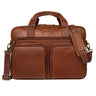 “Caesar” Borsa Ventiquattrore Uomo in Pelle