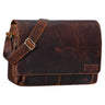 "Rick" Borsa Vintage a tracolla in pelle