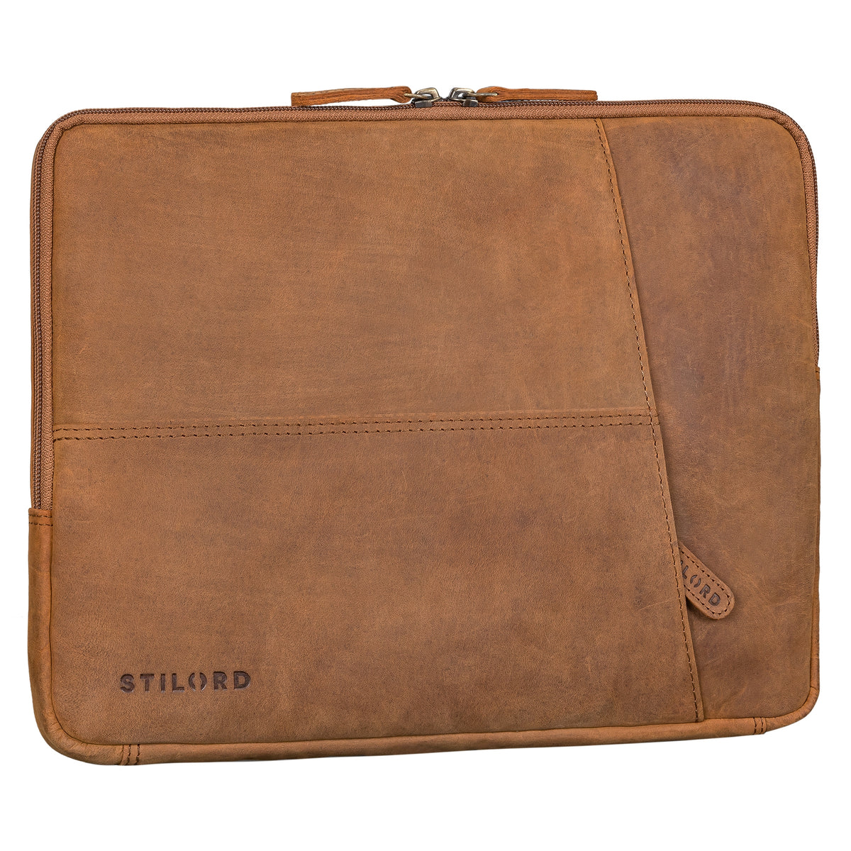 Custodia Laptop STILORD Cannes 15-16 Pollici &ndash; Vera Pelle Vintage, Idrorepellente, Imbottita E Slim!