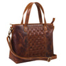 Mittelgroße Damen Handtasche echtes Leder