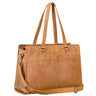 "Andrea" Shopper Tasche Damen Leder groß mit Laptopfach 15,6-16 Zoll