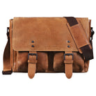 Vintage Ledertasche Messenger Bag 13 Zoll