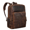 "Werner" Zaino Pelle Vintage con molti scomparti