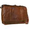 Seconda opzione "Erik" Borsa per PC 15.6 pollici vintage in pelle
