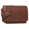 "Tom" Borsa Messenger Vintage in Pelle Portadcumenti 15 Pollici