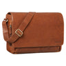 "Tom" Borsa Messenger Vintage in Pelle Portadcumenti 15 Pollici