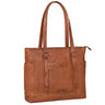 "Solaya" Borsa Shopper Donna in Pelle Grande a Tracolla con Porta PC 15,6 Pollici