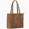 "Solaya" Borsa Shopper Donna in Pelle Grande a Tracolla con Porta PC 15,6 Pollici