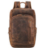 "Johnson" Zaino in Pelle Uomo Business Vintage - Zaino Laptop 13 Pollici