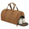 "Ventura" Borsa da Viaggio in Pelle Uomo Grande 40L con Scomparto Scarpe