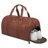 "Ventura" Borsa da Viaggio in Pelle Uomo Grande 40L con Scomparto Scarpe