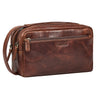 "Bran" Grande Pochette da Polso Uomo in Pelle Vintage Vera
