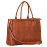 "Betina" Leder Shopper Tasche Damen Groß 15,6 - 16 Zoll Laptopfach