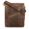 "Oxford"  borsa a tracolla vintage uomo pelle – tracolla uomo media verticale DIN A4