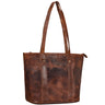 "Svea" Elegante Borsa Pelle Donna Vera Pelle Media per Laptop a 14 Pollici