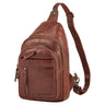 "Montego" 2-In-1 Zaino Monospalla Uomo in Pelle Vera