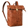 "Cairo" Zaino Rolltop Pelle Porta PC 15,6 - 17 Pollici