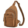 "Montego" 2-In-1 Zaino Monospalla Uomo in Pelle Vera