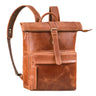 "Melvin" Zaino Rolltop Pelle Vera Grande Laptop 16 - 17 pollici Uomo