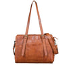 "Michelle" Borsa Shopper Donna Grande in Pelle con Due Portabottiglie & Scomparto Laptop 15,6 - 16 Pollici