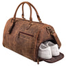 "Jermaine" Borsa da Viaggio in Pelle Grande Uomo Donna