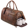 "Jermaine" Borsa da Viaggio in Pelle Grande Uomo Donna