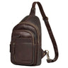 "Montego" 2-In-1 Zaino Monospalla Uomo in Pelle Vera